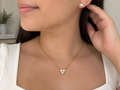 Set de Collar y Pantallas con Perlas para Mujer, Joyería Dorada Elegante, acero inoxidable