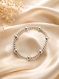 Pulsera de Bolitas plata de Acero Inoxidable para Mujer – Diseño Elegante